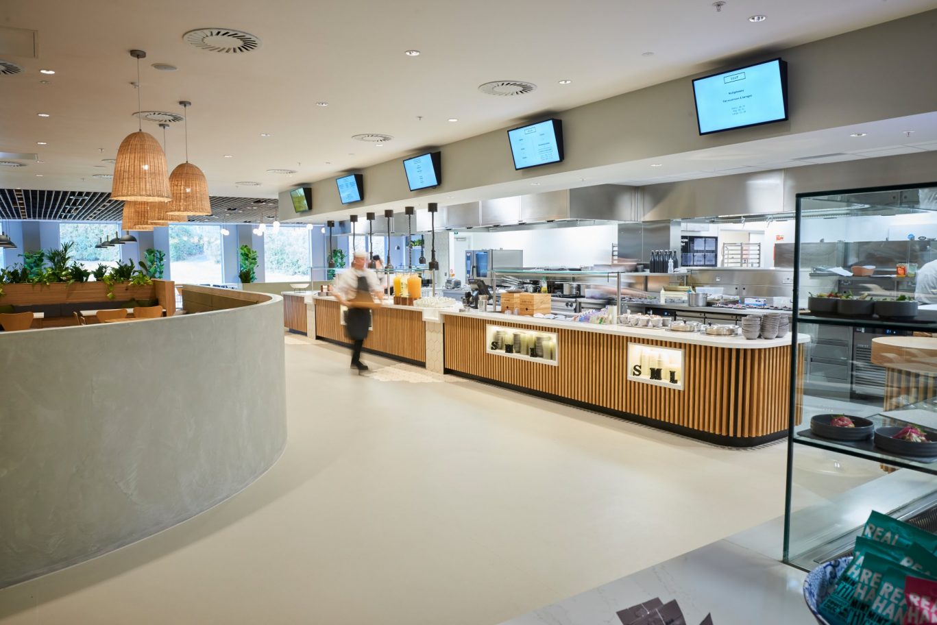 small cafeteria kitchen design